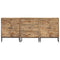 Rustika Rowe -  Sideboard Set 3 Pieces Reclaimed Teak Wood